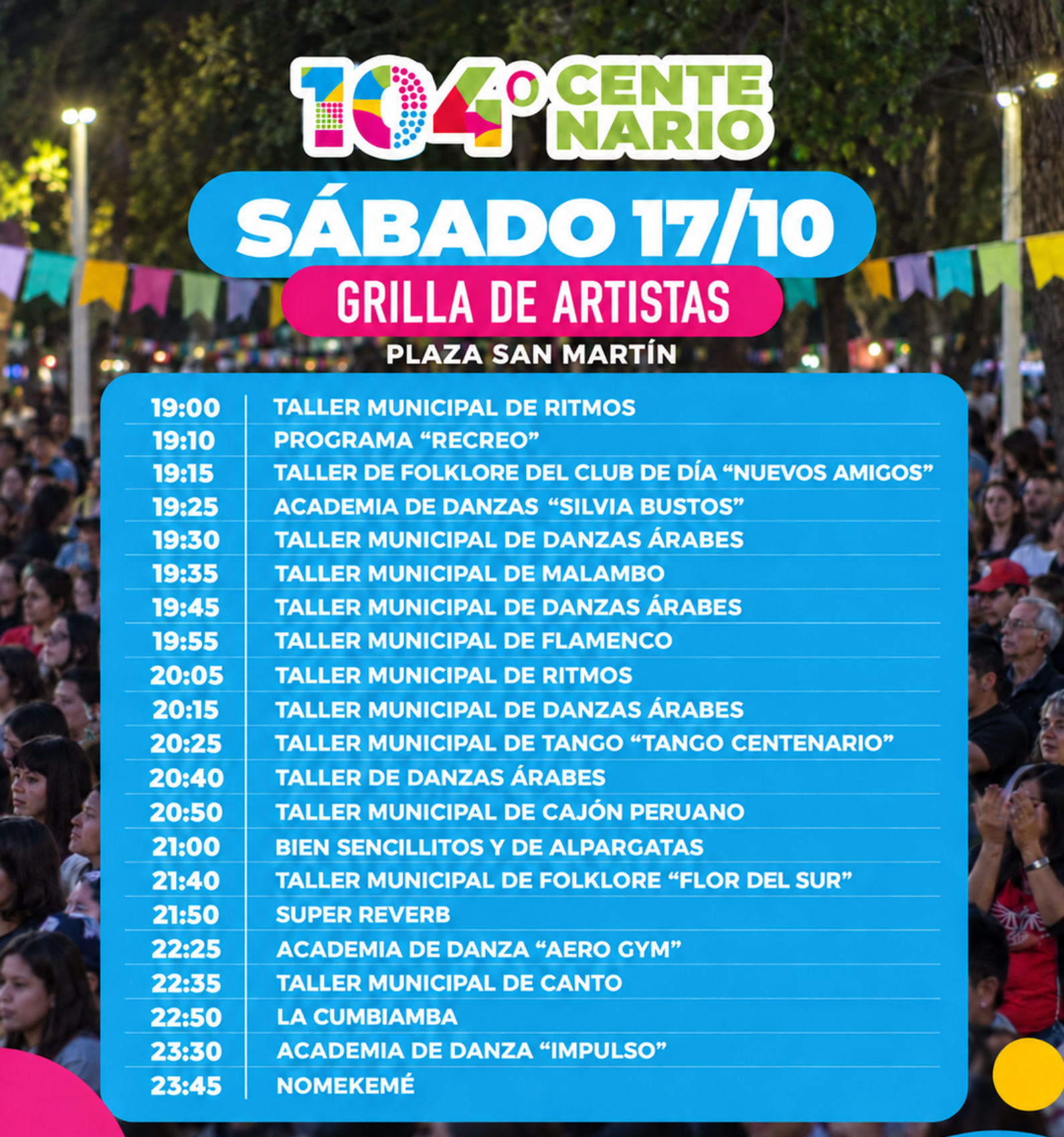 Aniversario de Centenario - Día 2