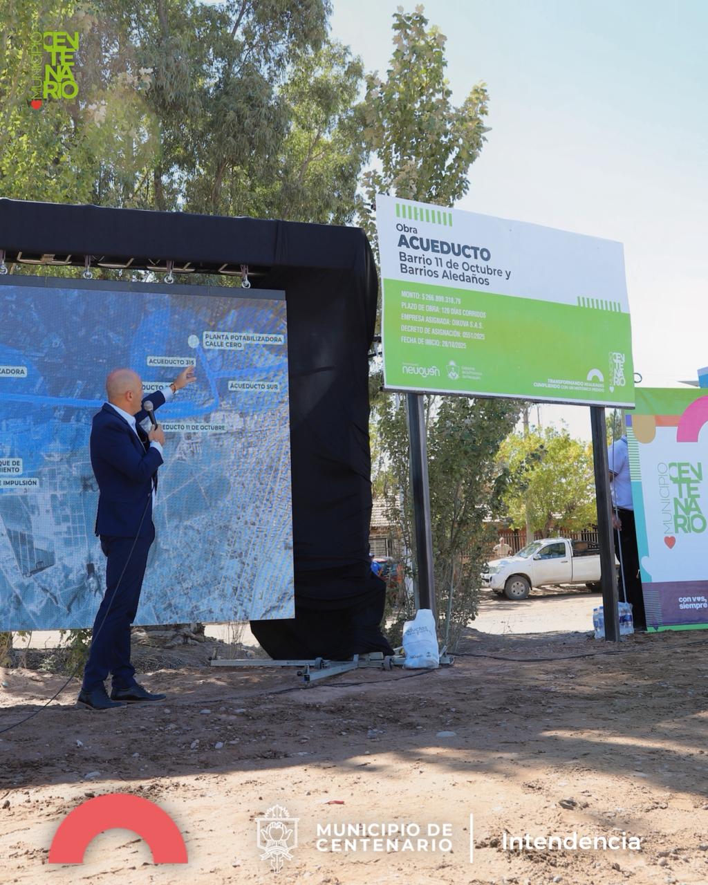 Imagen de MUNICIPIO Y PROVINCIA INAUGURARON NUEVO ACUEDUCTO EN 11 DE OCTUBRE