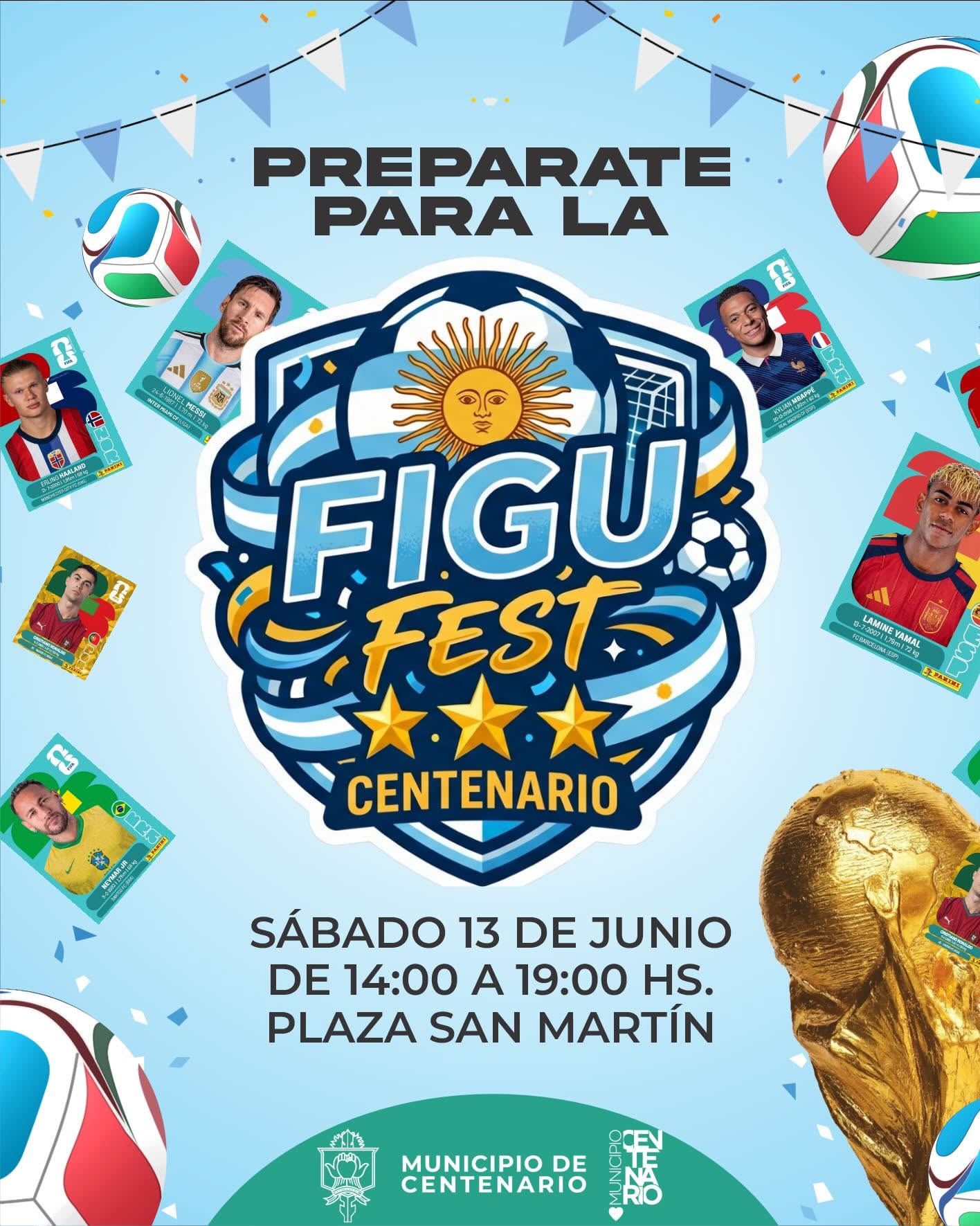 Imagen de FIGU FEST CENTENARIO: UNA TARDE PARA INTERCAMBIAR FIGURITAS, COMPARTIR EN FAMILIA Y VIVIR LA PASIÓN MUNDIALISTA