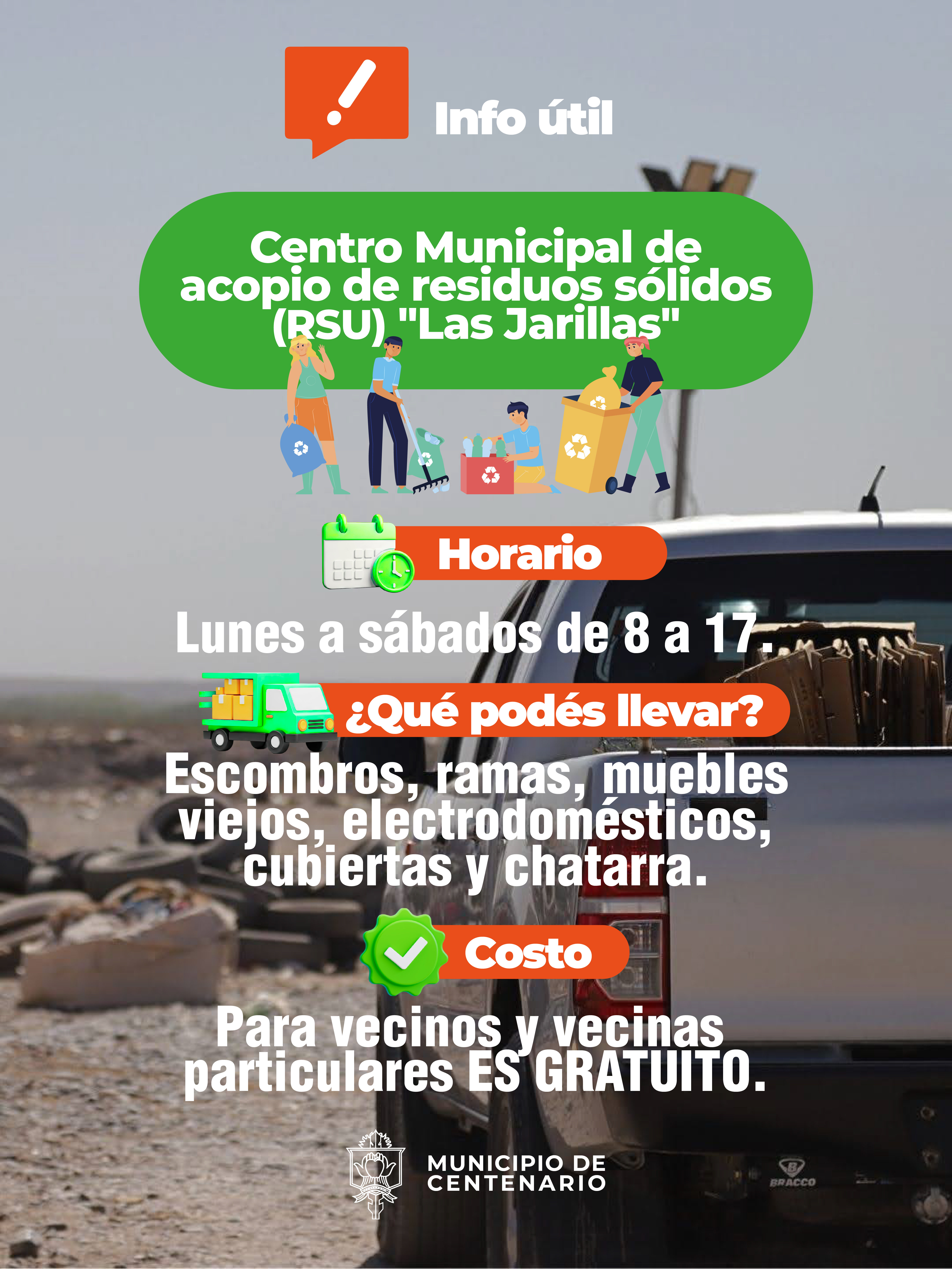 Imagen de LAS JARILLAS: EL CENTRO DE ACOPIO GRATUITO PARA RESIDUOS VOLUMINOSOS Y ELECTRÓNICOS