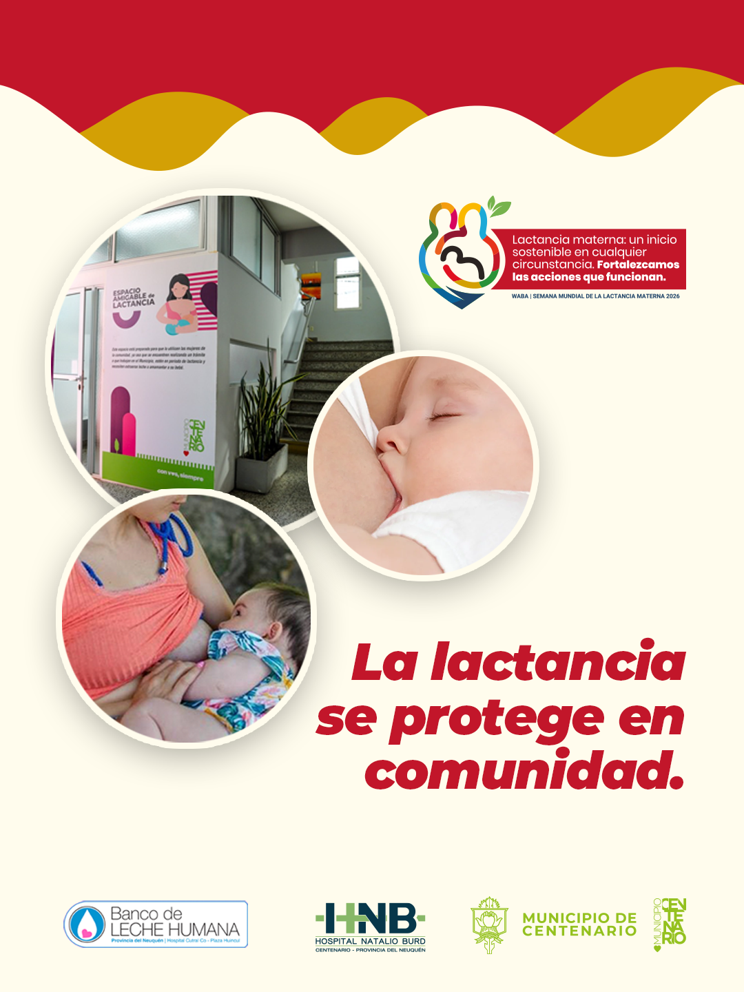 Imagen de LA MUNICIPALIDAD SE SUMA A LA SEMANA MUNDIAL DE LA LACTANCIA MATERNA Y FORTALECE LA DIFUSIÓN DE SU ESPACIO AMIGABLE DE LACTANCIA