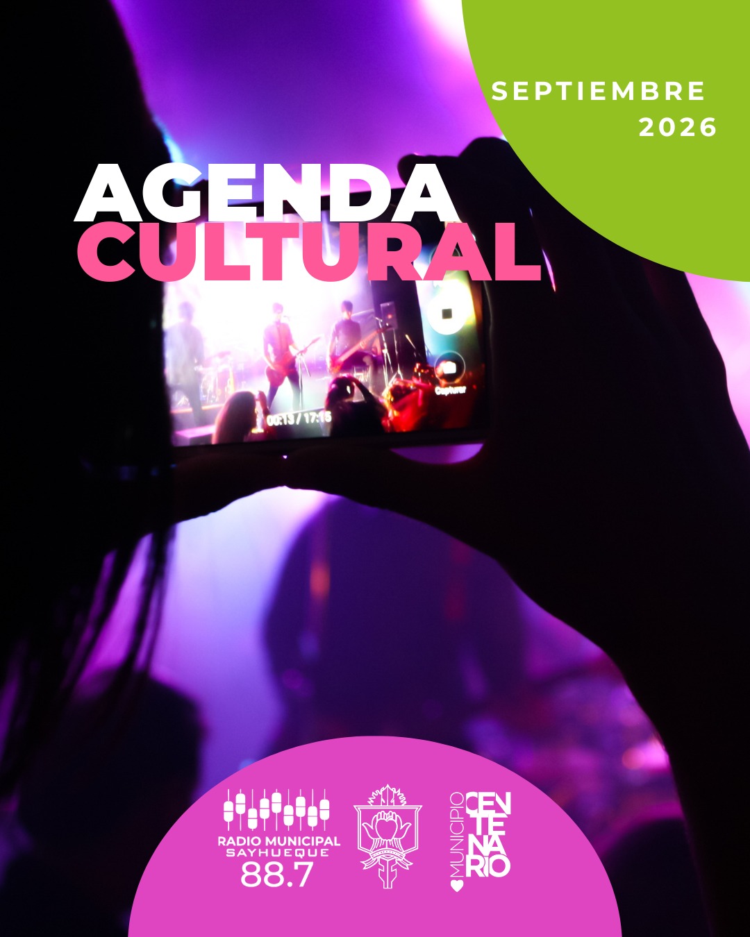 Imagen de RADIO SAYHUEQUE ACERCA UNA NUEVA AGENDA CULTURAL CON PROPUESTAS PARA DISFRUTAR EL FIN DE SEMANA