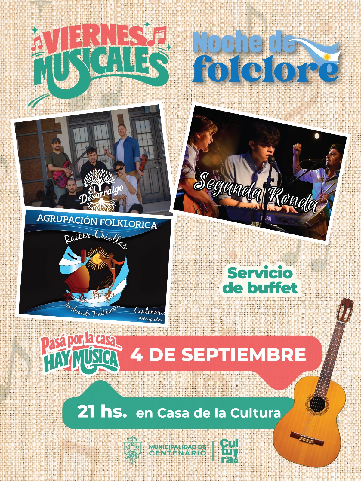 Imagen de VIERNES MUSICALES: UNA NUEVA NOCHE PARA DISFRUTAR DE ARTISTAS LOCALES Y REGIONALES