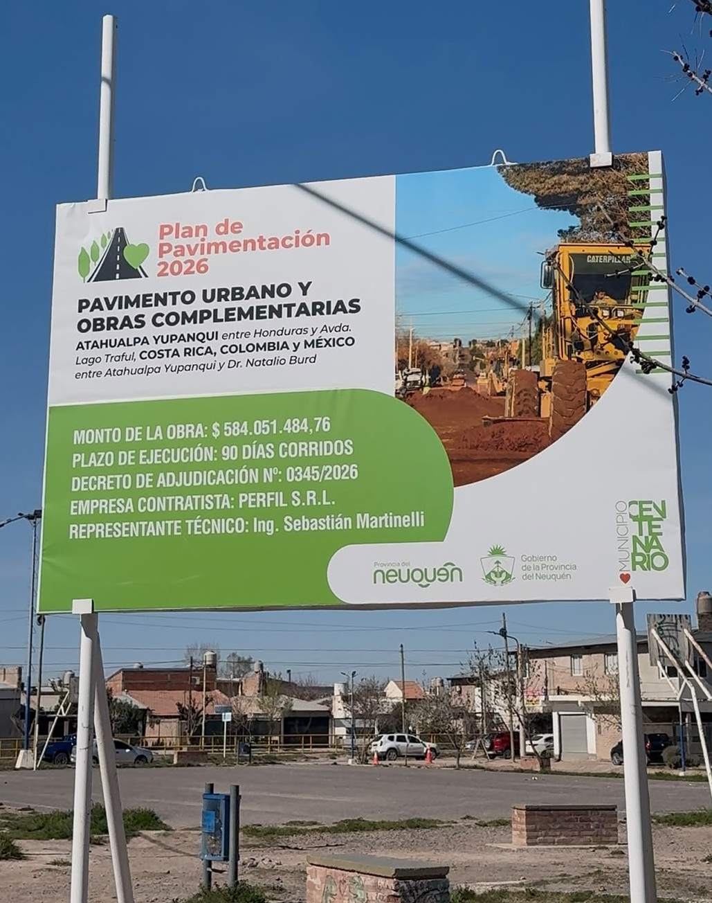 Imagen de PLAN DE PAVIMENTACIÓN CON OBRAS SOBRE ATAHUALPA YUPANQUI Y CALLES ALEDAÑAS