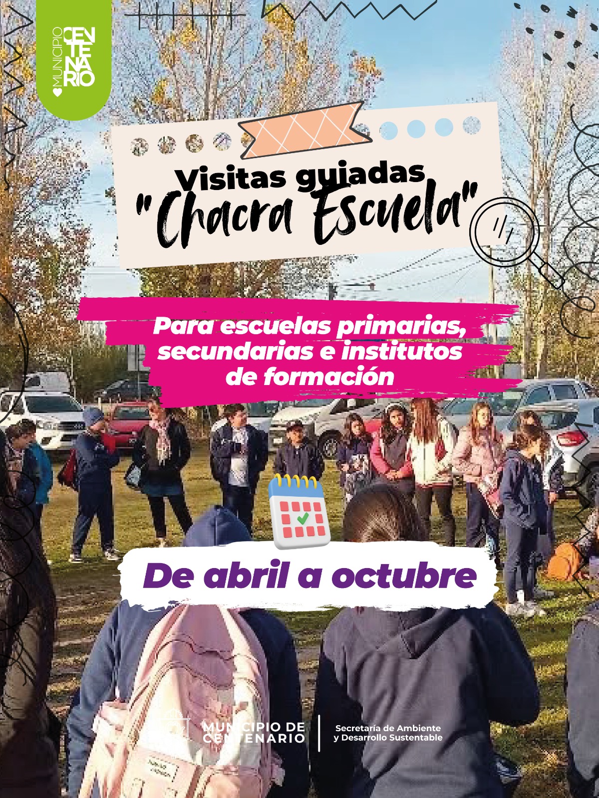 Imagen de LA CHACRA ESCUELA MUNICIPAL LÍA ENCALADA MANTIENE SUS PUERTAS CON EXPERIENCIAS EDUCATIVAS PARA TODA LA COMUNIDAD