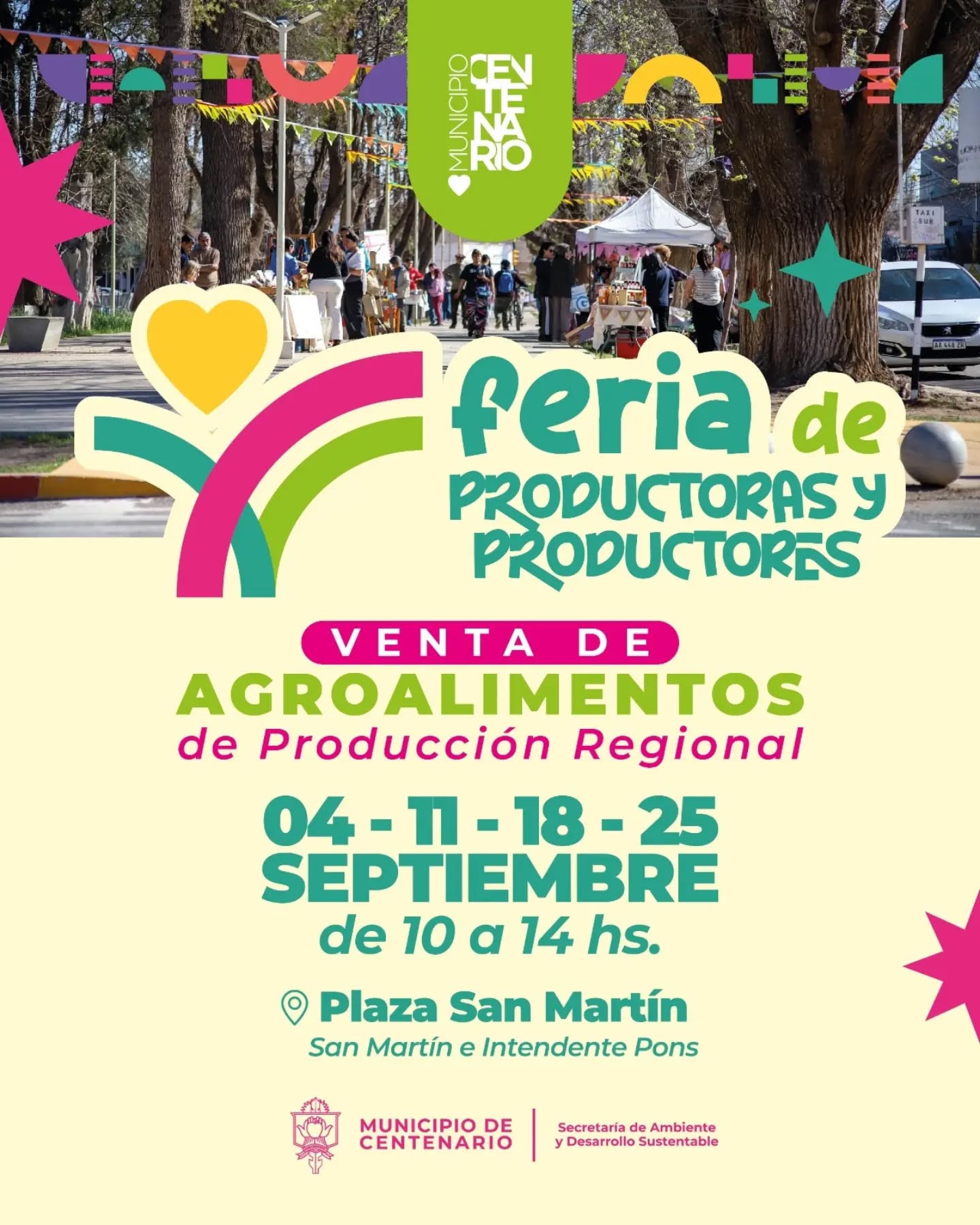Imagen de LA FERIA DE PRODUCTORAS Y PRODUCTORES LLEGA MAÑANA A LA PLAZA SAN MARTÍN