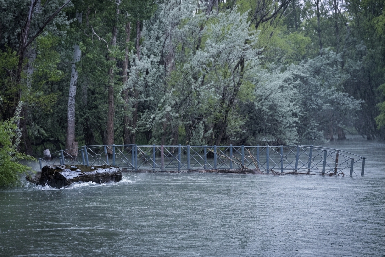 Imagen de CRECIDA DEL RÍO: EL MUNICIPIO MANTIENE LOS TRABAJOS PREVENTIVOS Y PIDE NO ACERCARSE A LA COSTA