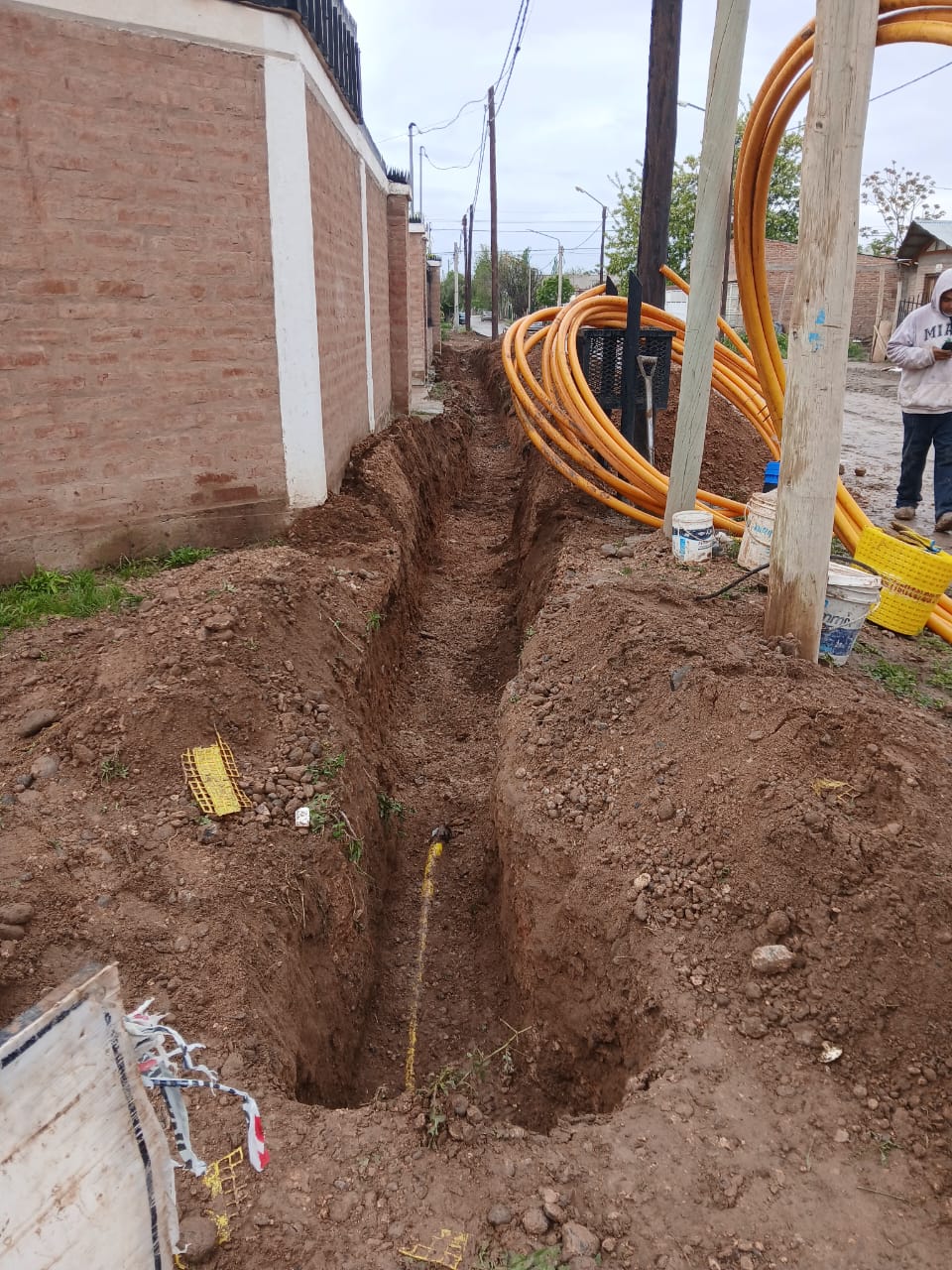 Imagen de AVANZA LA AMPLIACIÓN DE LA RED DE GAS NATURAL EN EL BARRIO ELUNEY