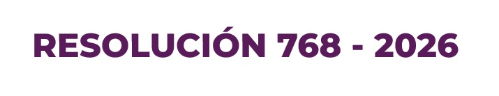 Resolución 768-2026